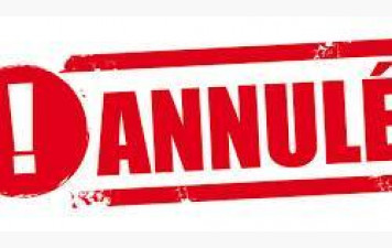 Concours annulé